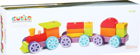 Cubika Wooden Rainbow Express Train
