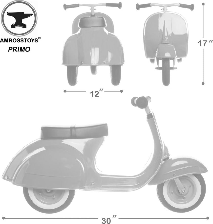 Primo Classic Kids Ride-On (RED)