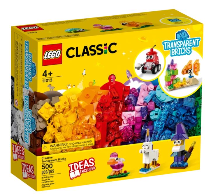 LEGO® Classic: Creative Transparent Bricks