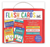 Bilingual Flash Cards -  Alphabet, Colors & Shapes, First Words, and Numbers (English/Spanish) (Set of 4)