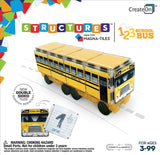 Magna-tiles Structures 123 School Bus