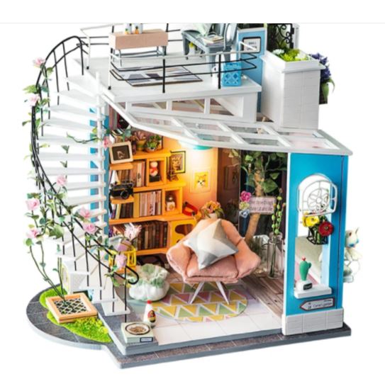 DIY Dollhouse Miniature House Kit - Dora's Loft