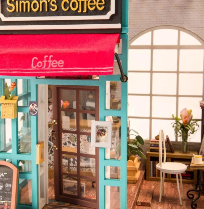 DIY Miniature House: Simon's Coffee Shop