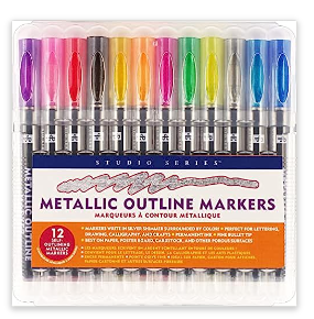 Studio Series Metallic Outline Markers