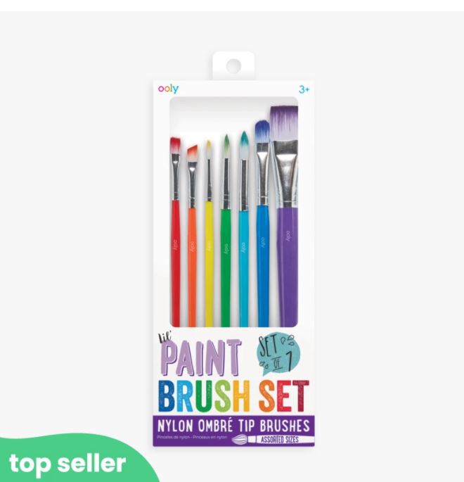 Lil Paint Brush Set  Set Of 7