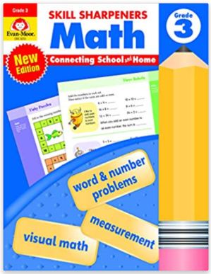 Skill Sharpeners: Math, Grade 3 - Activity Book