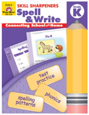 Skill Sharpeners Spell & Write, Grade K