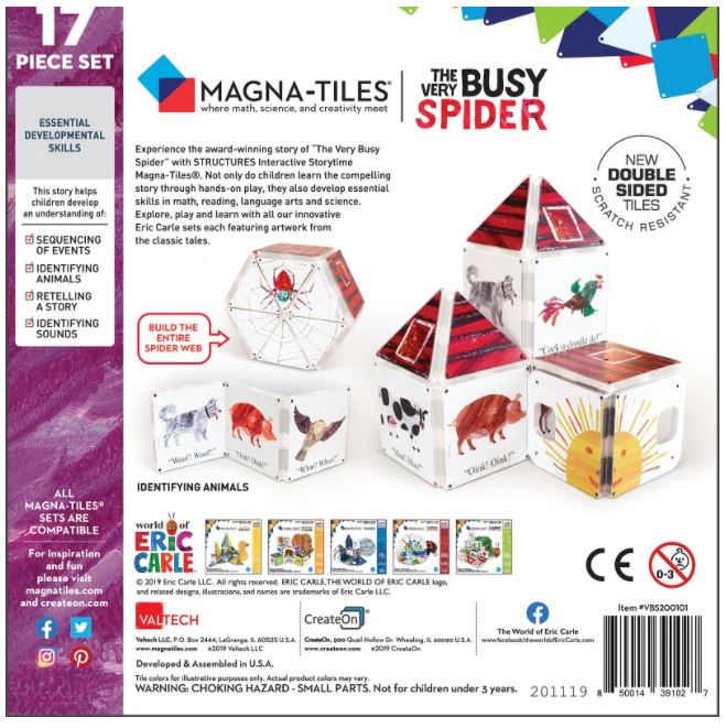 Magna-tiles Structures The Very Busy Spider