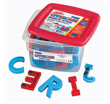 Alphamagnets  Jumbo Color-coded Uppercase (42 Pieces)