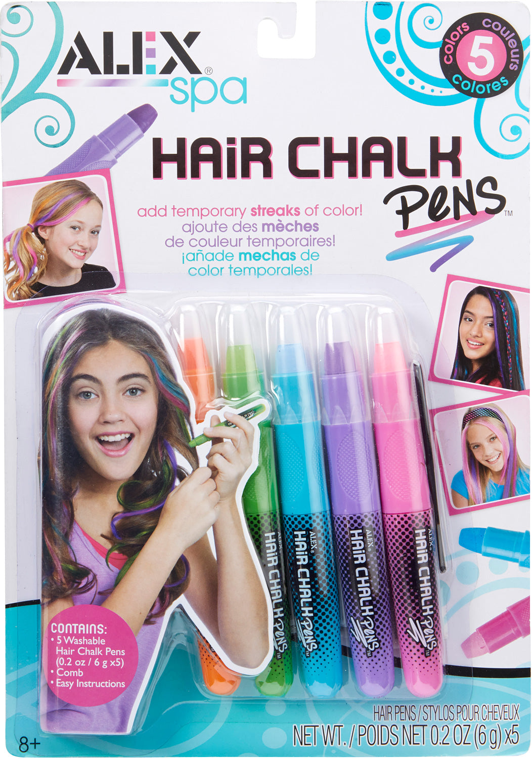 ALEX Spa Hair Chalk Pens