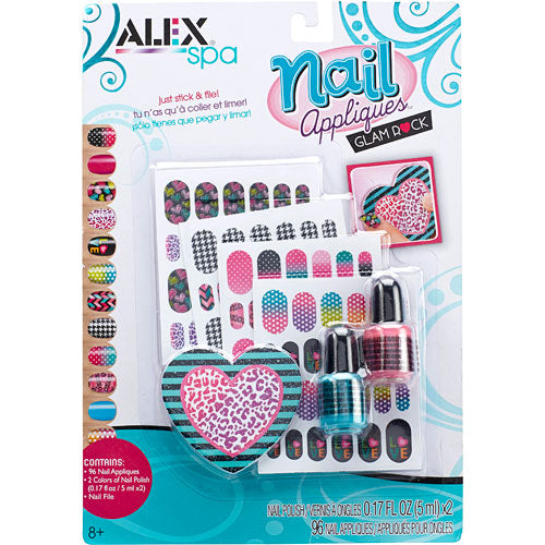 ALEX Spa Nail Appliques Glam Rock