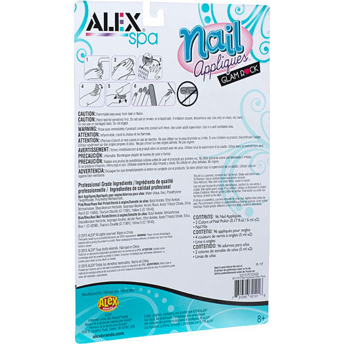 ALEX Spa Nail Appliques Glam Rock