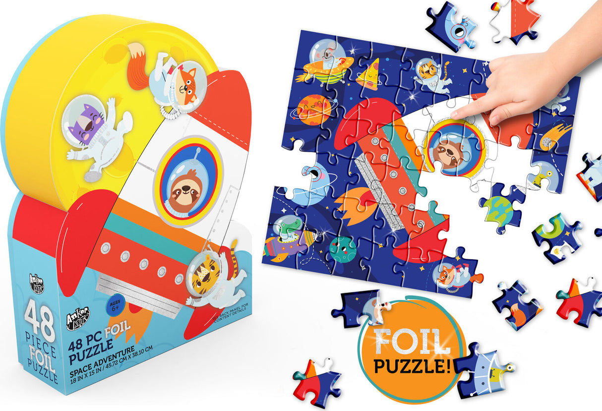 Space Adventure 48pc Foil Puzzle