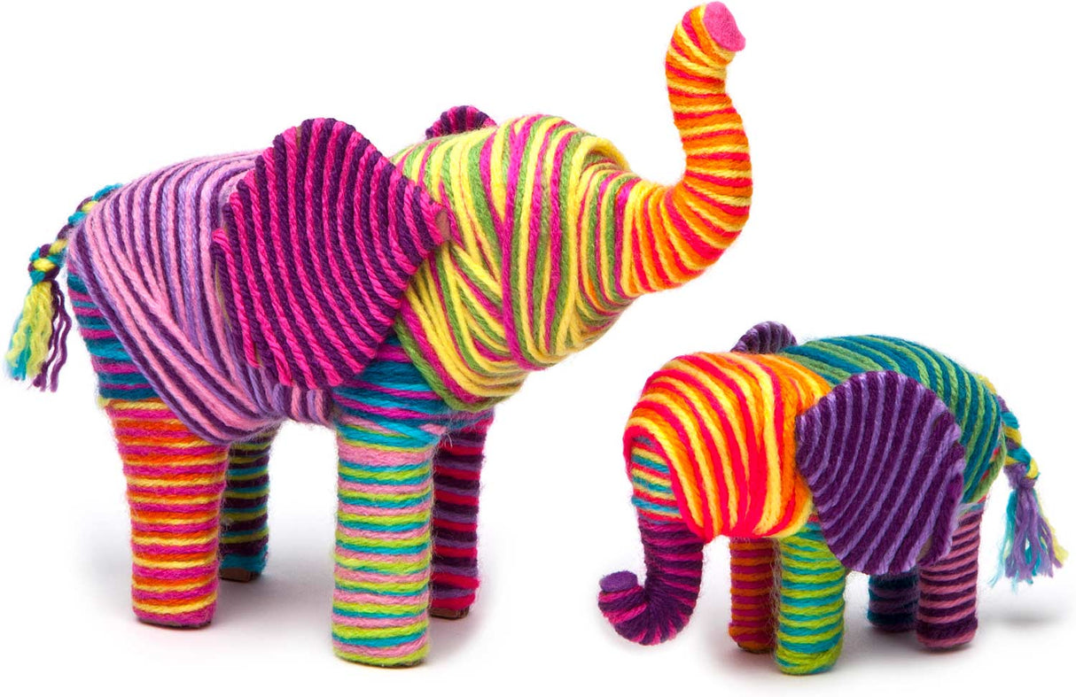 Craft-Tastic Yarn Elephants