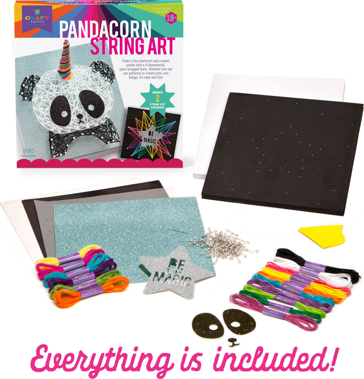 Craft-tastic String Art Pandacorn