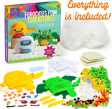 Craft-tastic Ferocious Pom Animals Kit