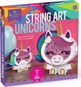 Craft-tastic Stacked String Art Unicorns