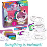 Craft-tastic Stacked String Art Unicorns