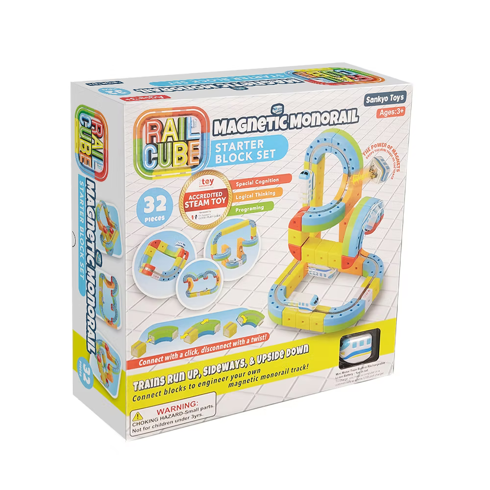 Rail Cube Magnetic Monorail Starter Set