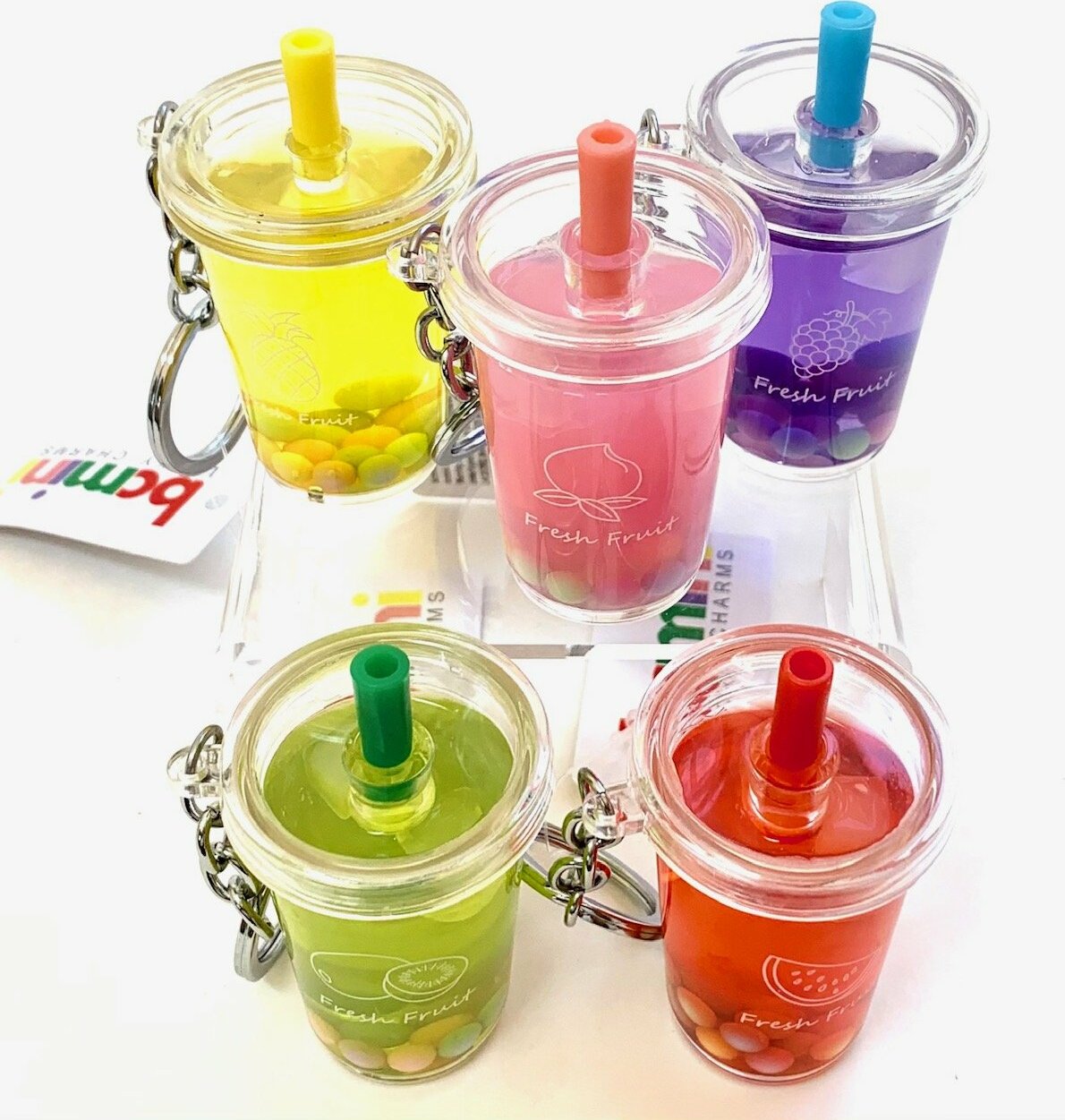 Fruit Boba Drink Charm