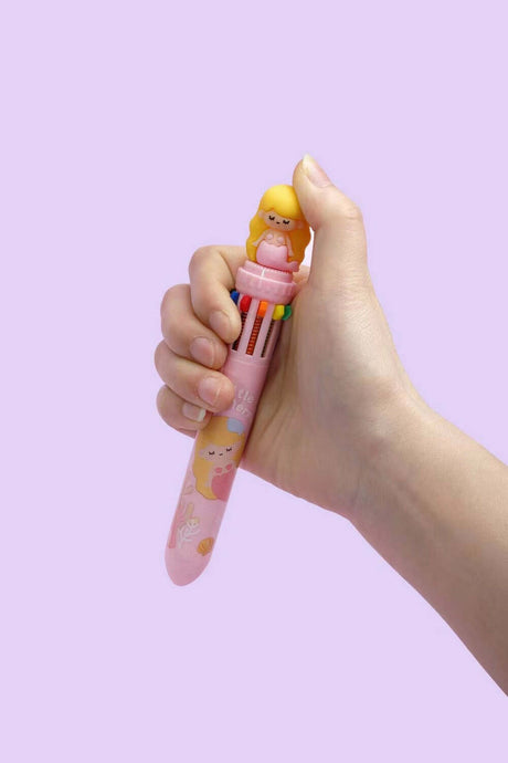 Mermaid Color Retractable Ball Pen
