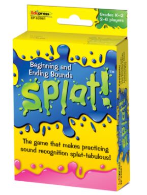 Beginning And Ending Sounds Splat Game