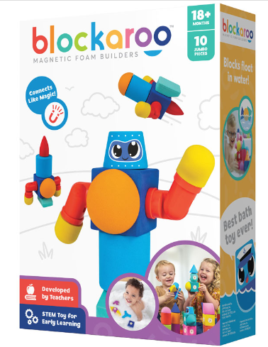 Blockaroo Magnetic Foam Blocks - Small Robot