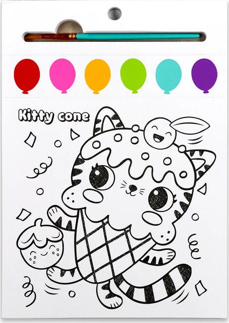 Paint Pages: Party Animals
