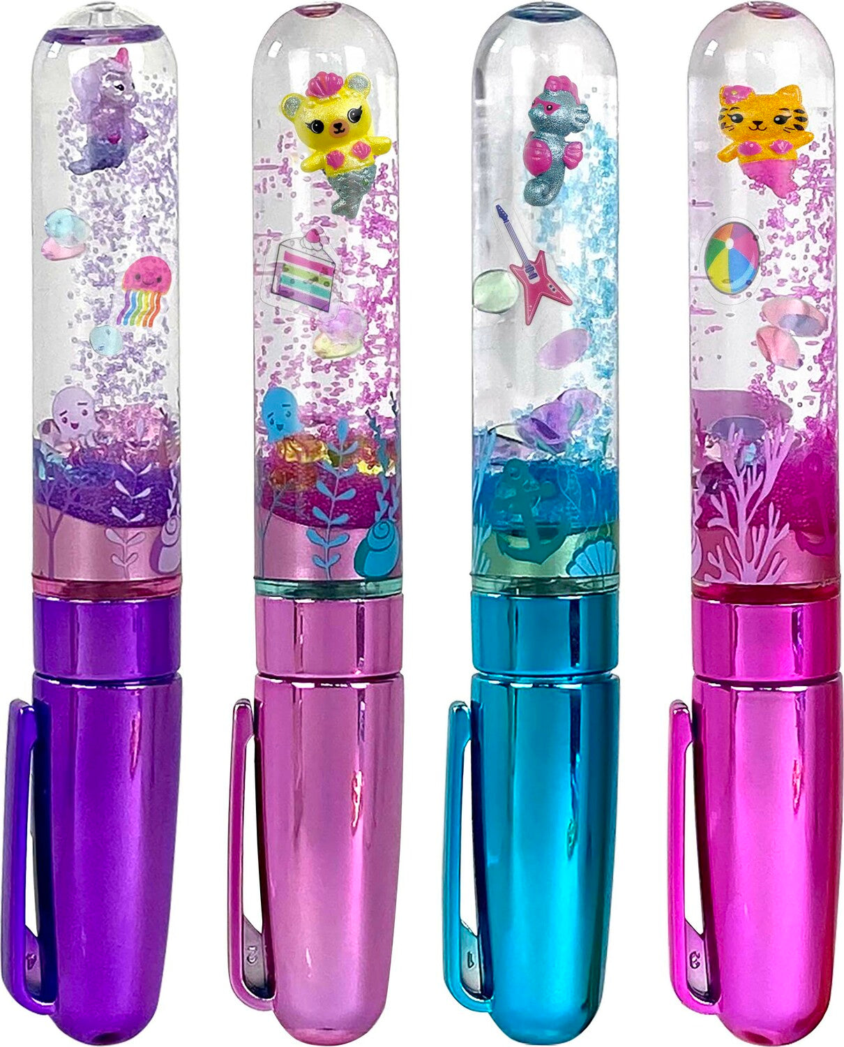 Swirly Worlds (assortment) DIY Light-up Glitter Wand Pen Collectibles