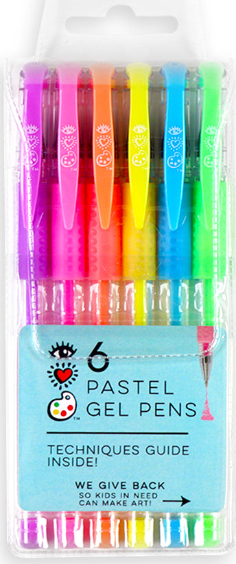 iHeart Art 6 Pastel Gel Pens