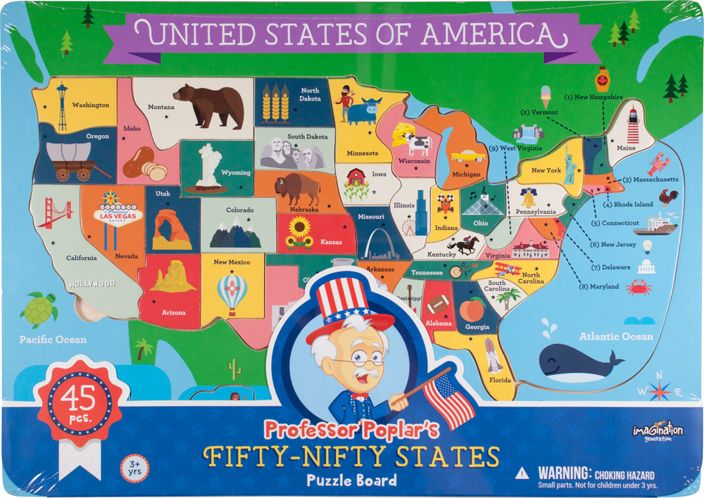 Fifty-Nifty States Puzzle