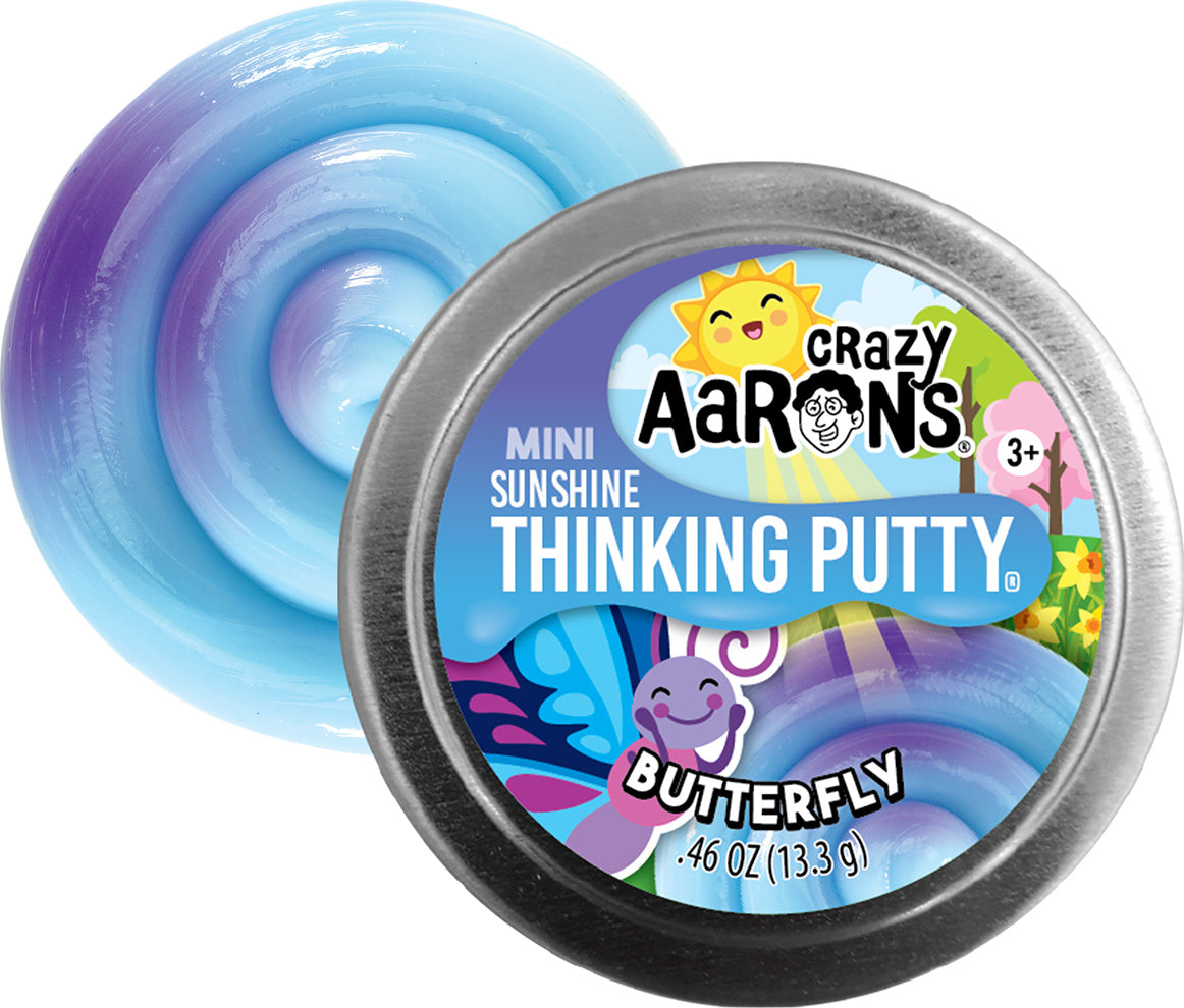 Mini Butterfly Seasonal 2" Thinking Putty Tin