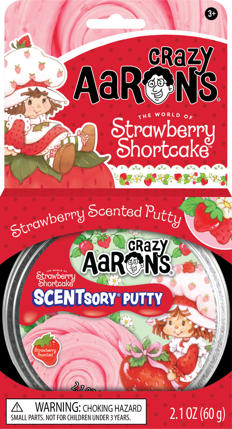 Strawberry Shortcake - Full Size 4" SCENTsory Thinking Putty Tin
