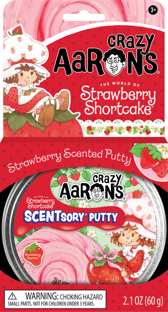 Strawberry Shortcake - Full Size 4" SCENTsory Thinking Putty Tin