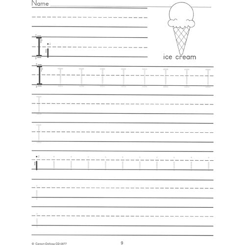 Traditional Handwriting Beginning Manuscript