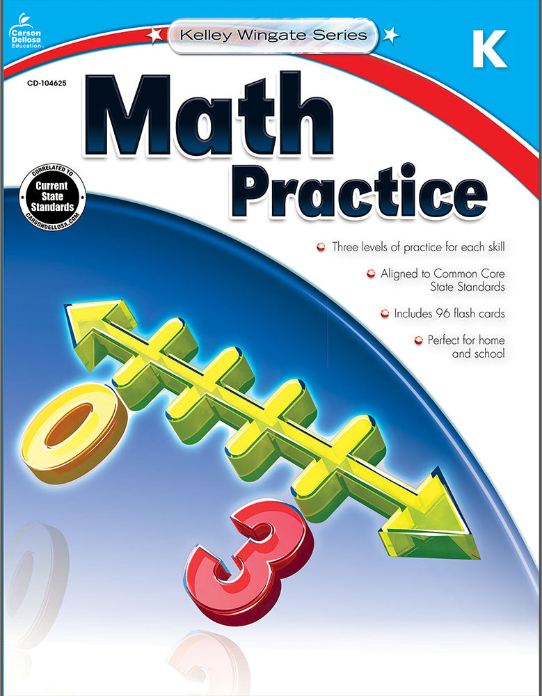 Kelley Wingate: Math Practice (K) Book