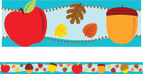 Apples & Acorns Straight Borders