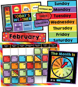 Celebrate Learning Calendar Bulletin Board Set