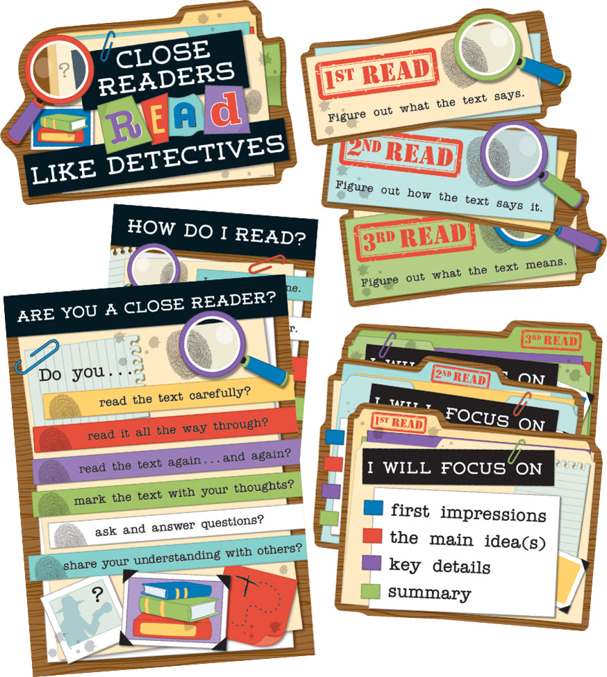 Close Reading Bulletin Board Set