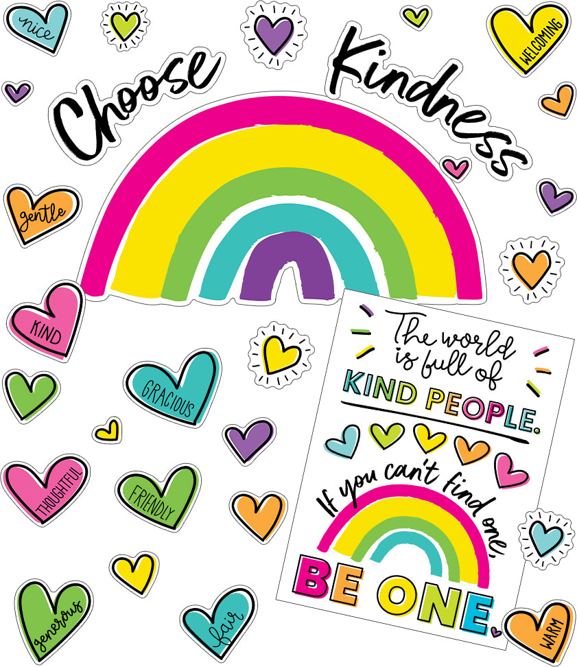 Kind Vibes Choose Kindness Bulletin Board Set