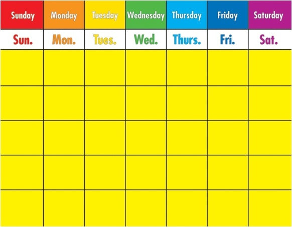 Colorful Calendar