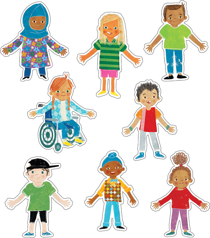 All Are Welcome Kids Cut-Outs