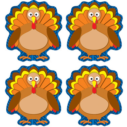 Turkeys Shape Stickers