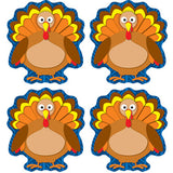 Turkeys Shape Stickers