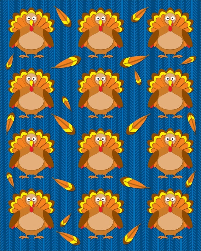 Turkeys Shape Stickers