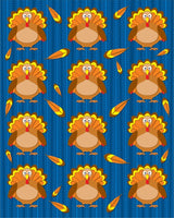 Turkeys Shape Stickers