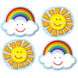 Suns & Rainbows Shape Stickers