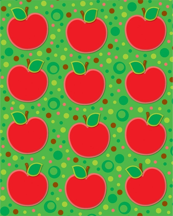 Apples Shape Stickers