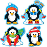 Penguins Shape Stickers