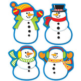 Snowmen Shape Stickers